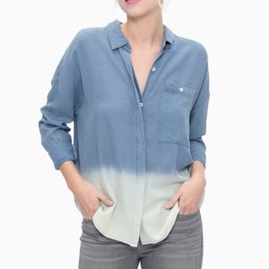 NWT Splendid Ombré Button Down Top